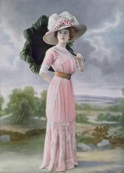Modische Strandkleidung von Rivain und Cie, 1910